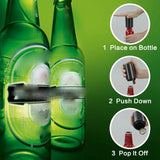 1k Magnet Bottle Magnetic Automatic Beer Opener Stainless For Men Women Picnic Camping Barbecue Travel