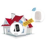 433MHz LCD Digital Wireless Indoor Outdoor Thermometer Temperature Measurement Ambient Weather Tester