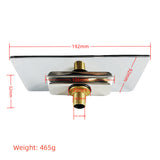 192X92mm Rectangular Waterfall Outlet Stainless Steel Big Square Bathroom Shower Faucet Massage Bathtub Water Jet Nozzle
