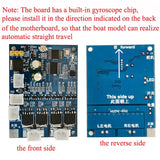 2.4G Single Handle Remote Controller Receiver Kit Fixed Speed Cruise Gyro 500M Distance DIY Repair Parts For RC Boat