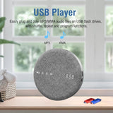 DVD/CD Player Portable, Stereo Sound System, Rechargeable Bluetooth Playback CD/CD-R/CD-RW/MP3, Support USB & AUX , Earphone