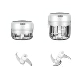 Portable Mini USB Electric Food Mixer - Ideal for Kitchen, Meat, Garlic, Vegetables & Chili