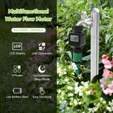 SGS05Garden wMeter Digital Display Consumption Tester Water wVelocity Detector Garden Plant Watering Accessory