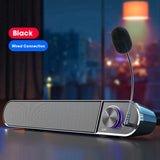 Wire For Computer PC Stereo Bass Sound Speakers Soundbar Loudspeakers With Microphones Full Range Home Theater Durable