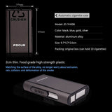CRUSHER Automatic Case Ejection Holder Male Gadgets Windprooluminium Alloy Boxes Fashion Cigarette Box