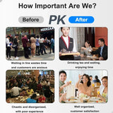 Restaurant Pagers Wireless Calg System 10 Vibrator Coaster Buzzer Beeper Receivers Queuing For Coffee Food Truck Bar Hotel