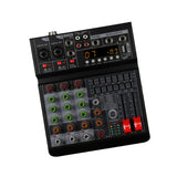 4 Channels Audio Mixer Karaoke Music AUX Real Time Recording USB Digital Processor Stable Transmission Adapter Hot Sale