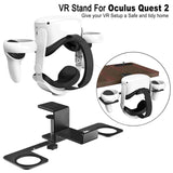 For Oculus Quest2 Pro Deskside Aluminum Alloy Bracket Quest2 Pro All-In-One VR Storage Hangers Replacement Parts
