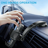 Car Stand Holder Universal Smart Bracket Quick Release Suction Cup Cellphone Mount for Mobile Phone Width 50-100mm