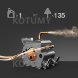 12.8KW German Chain Saw Gasoline High-Power Logging Chainsaw Arboriculture Cutting hine Household Portable