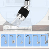 360-Degree Swivel Splash-Proof Aerator Pressurized Rotation Kitchen Filter Vegetable Washing Basin Faucet Extender