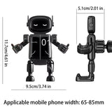 Robot Air Vent Mount Anti Shock Cell Holder Car Cradle Automatic Grab Phone