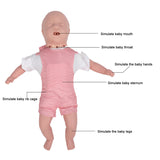 Infant Training Cardiopulmonary Resuscitation Manikin Face Cover Detailed for Learning