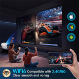 Tripsky T269 PRO Smart Projection 4K HD 280ANSI 720P 12.0 2.4G/5G Electronic Focus Android Projector