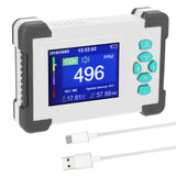 Co2 analyzer Portable Carbon Dioxide Detector Useful CO2 Meter Humidity Temperature Tester USB Gas Air Quality Monitor