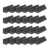 24 Pcs Bass Traps Acoustic Panels Sound Padding,Studio for Corner Soundproofing Foam,Sound Proof Foam