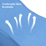 S Shaped After Surgery Orthopedic Blue Leg Pillow for Swelg