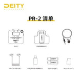 Deity PR-2 Pocket Professional Recorder with Built-in Timecode Digital Multi-Rail Collar Clip Microphones
