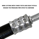New mini car manual crimping hine hydraulic portable air conditioner pipe head crimper repair tool