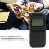 Detector MR997 Tester Professional Grade Accuracy LCD Digital Display Breath Alcohol Test with Mouthpieces