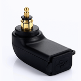 New 12-24V 4.8A Motorcycle Power for DIN Hella Powerlet Plug to Dual USB Charger Adapter