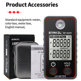 SK-8203 High Precise Ultraviolet Illuminometer Portable Illuminance Handheld Illumination Test Meter LCD Display with Data
