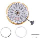 For Miyota 8200 Automatic Mechanical 8205 Double Calendar 3Pin Movement