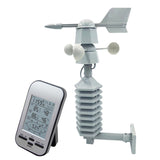 WS0232 Amall Wireless Weather Meter Sensor LCD Outdoor Wind Speed Direction Home Temperature And Humidity Monitoring