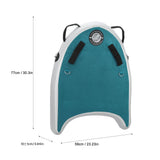 Swimming Surfing Board Floating Surf Board PVC Resilient Inflatbale Wide Application Handles Safe for Water Sports for Adults
