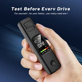 A20 Portable Alcohol Tester High Sensitivity Breathalyzer HD Display Non-Contact Type-C Charging 200mAh Battery Accessories