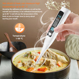 Portable Halogen Salt Concentration Tester Maximum 99℃ High Temperature Measurement Device with Accurate Sensitivity Calibration