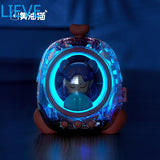 Cute Cat Space Capsule Wireless Bluetooth Speaker High Volume Subwoofer Compact Portable with Colorful Light App Control
