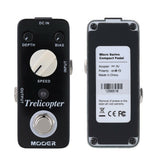 Mooer MTR1 Mooer Trelicopter Electric Guitar Effects Pedals Classic Optical Tremolo Aluminum alloy Guitar Parts Accessories