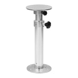 Adjustable Table Pedestal Leg RV Table Stand Aluminium Alloy Polishing Surface High Stability for Balcony for Camper for Boat