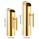 1.5/2L Gold Juice with Handle Stainless Steel tail Pot Large Capacity Red Wine Divider Container for Home Restaurant Bar