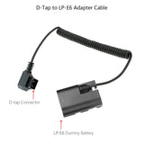 D-TAP To LP-E6 LP-E6N Dummy Battery DC Power AC Adapter For Canon EOS 5D 6D 7D 60D 70D 80D 90D Mark II III IV 5DS R Camera