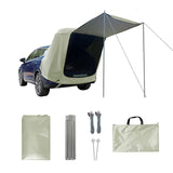Outdoor Camping Picnic with Canopy Extension Sunshine-Proof Rain-Proof Car Rear Tent