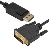 1.8M DP adapter cable converter Displayport in to DVI out for HP