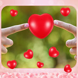24Piece Foam Relief Ball Valentine's Day Shapeds Red Heart Stress Balls For School Carnival Reward