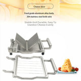 Commercial Cheese Slicer 1cm 2cm Stainless Butter Cutting Board hine Making Dessert Blade potato cucumber lemon