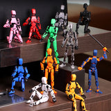 12PCS 3D Printed 13-joint Movable Lucky Third Generation DIY Assembled Human Doll Adult Stress Relief Toy Birthday Gift