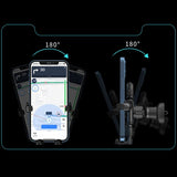Robot Air Vent Mount Anti Shock Cell Holder Car Cradle Automatic Grab Phone