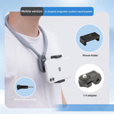 TELESIN Silicone Neck Hold Mount for GoPro Hero 11 10 9 8 7 6 5 Insta360 DJI Osmo Action Smartphone Magnetic Action Accessories