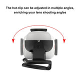 Action Hat Backpack Strap Clip Magnetic Mount Camera 180 Degree Rotatable for Insta360 GO3/ GO2