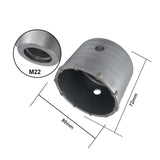 1 Set SDS PLUS 80Mm Concrete Hole Saw Wall Hollow Drill Bit 110Mm Cement Stone Wall Air Conditioner