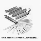 Vae Manganese Steel Plug Clearance High-Precision Screen Wedge-Shaped Feeler Gauge Piece