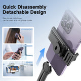 360 Auto Face Tracking Holder Smart Selfie Gimbal Stabilizer Cameraman Gesture Control QR Phone Clamp 1/4"for Vlog