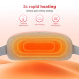 3 Modes Heated Massage Belt Menstrual Heating for Women Cramps Period Hot Compress Pad Abdominal Thermal Vibration Massager