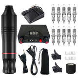 Set Motor Pen Complete Robert hine Tattoo Equipment Maquinas Para Tatuar Profesional Kit
