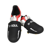 B-SOUL Cycg Windproof Shoe Covers for Road Mountain Bikes, Dustproond Cold-resistant, Insulated and Warm
